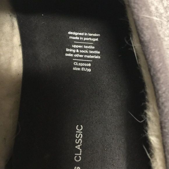 MAHABIS CLASSIC felt lined slippers flats sz 8.5 europe 39 womens - Picture 5 of 8